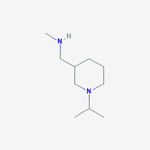 molecular formula C10H22N2 B1308973 (1-Isopropyl-piperidin-3-ylmethyl)-methyl-amine CAS No. 876716-01-7