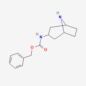 molecular formula C15H20N2O2 B13089762 Benzyl 8-azabicyclo[3.2.1]octan-3-ylcarbamate 