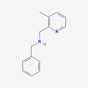 molecular formula C14H16N2 B1308979 N-Benzyl-1-(3-methylpyridin-2-yl)methanamine CAS No. 1185293-36-0
