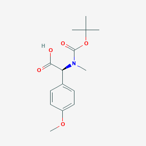 (S)-2-((tert-Butoxycarbonyl)(methyl)amino)-2-(4-methoxyphenyl)acetic acid