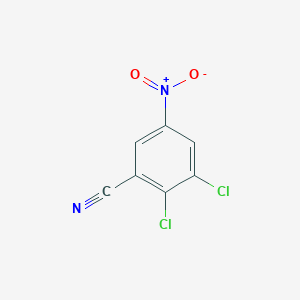 molecular formula C7H2Cl2N2O2 B13089889 2,3-Dichloro-5-nitrobenzonitrile 