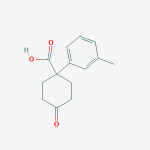 4-Oxo-1-(M-tolyl)cyclohexanecarboxylic acid