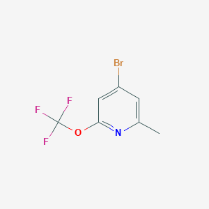 4-Bromo-2-methyl-6-(trifluoromethoxy)pyridine