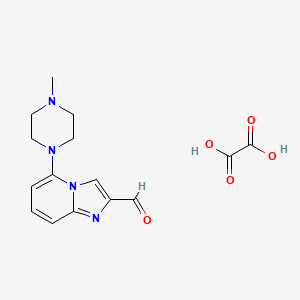 5-(4-Methylpiperazin-1-YL)imidazo[1,2-A]pyridine-2-carbaldehyde oxalate