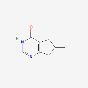 6-Methyl-6,7-dihydro-3H-cyclopenta[D]pyrimidin-4(5H)-one