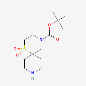 tert-Butyl 1-thia-4,9-diazaspiro[5.5]undecane-4-carboxylate 1,1-dioxide