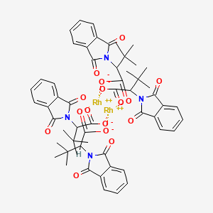 2-(1,3-Dioxoisoindol-2-yl)-3,3-dimethylbutanoate;rhodium(2+)