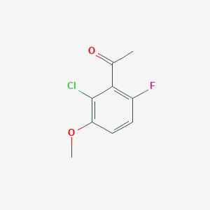 1-(2-Chloro-6-fluoro-3-methoxyphenyl)ethanone