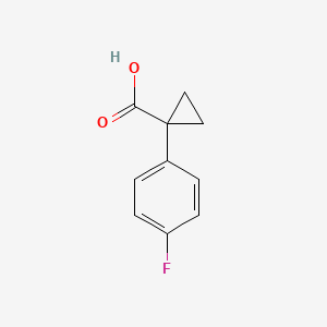 molecular formula C10H9FO2 B1309006 1-(4-氟苯基)环丙烷羧酸 CAS No. 773100-29-1