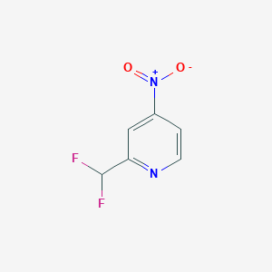 2-(Difluoromethyl)-4-nitropyridine