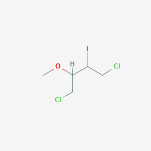 1,4-Dichloro-2-iodo-3-methoxybutane