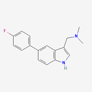 (5-(4-Fluorophenyl)-1H-indol-3-yl)-N,N-dimethylmethanamine