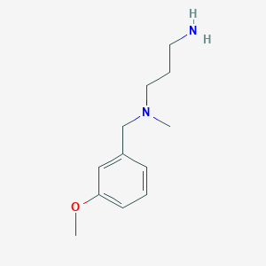 molecular formula C12H20N2O B1309016 (3-Aminopropyl)[(3-methoxyphenyl)methyl]methylamine CAS No. 876717-75-8