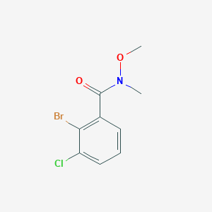 2-Bromo-3-chloro-N-methoxy-N-methylbenzamide