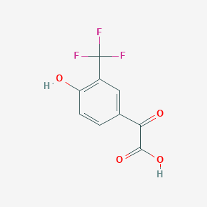 2-[4-Hydroxy-3-(trifluoromethyl)phenyl]-2-oxoacetic acid