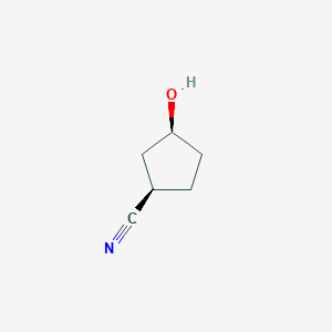 (1R,3S)-3-hydroxycyclopentane-1-carbonitrile