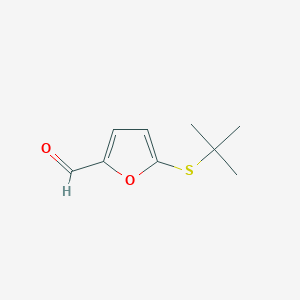molecular formula C9H12O2S B1309027 5-tert-Butylsulfanyl-furan-2-carbaldehyde CAS No. 876717-92-9