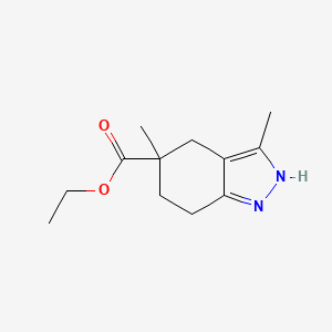 Ethyl 3,5-dimethyl-4,5,6,7-tetrahydro-2H-indazole-5-carboxylate