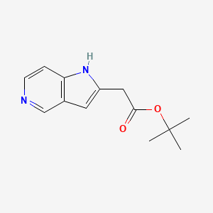 tert-Butyl 2-(1H-pyrrolo[3,2-c]pyridin-2-yl)acetate