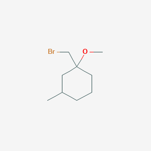 1-(Bromomethyl)-1-methoxy-3-methylcyclohexane