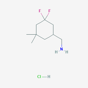 (3,3-Difluoro-5,5-dimethylcyclohexyl)methanamine hydrochloride