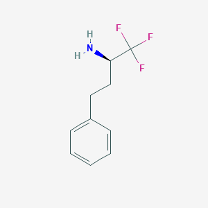 (2R)-1,1,1-Trifluoro-4-phenylbutan-2-amine