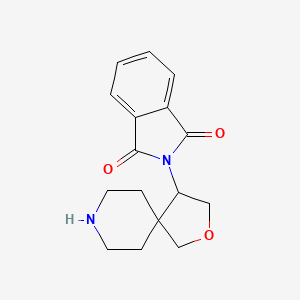 2-(2-Oxa-8-azaspiro[4.5]decan-4-yl)isoindoline-1,3-dione