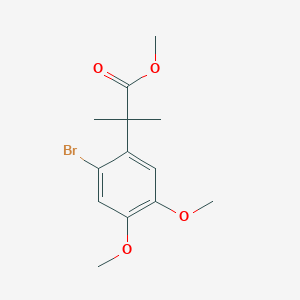 Methyl 2-(2-bromo-4,5-dimethoxyphenyl)-2-methylpropanoate