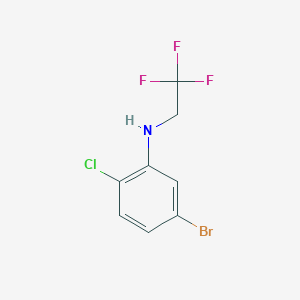 5-bromo-2-chloro-N-(2,2,2-trifluoroethyl)aniline