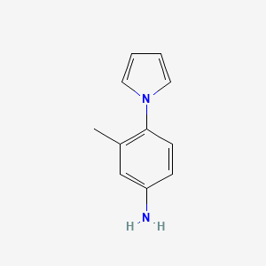 B1309052 3-Methyl-4-pyrrol-1-yl-phenylamine CAS No. 137352-76-2