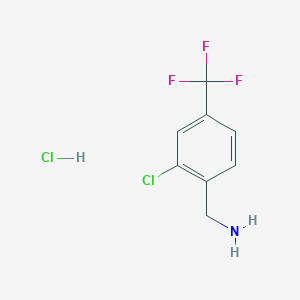 (2-Chloro-4-(trifluoromethyl)phenyl)methanamine hydrochloride