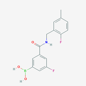 3-Fluoro-5-(2-fluoro-5-methylbenzylcarbamoyl)benzeneboronic acid