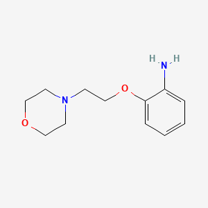 molecular formula C12H18N2O2 B1309054 2-(2-吗啉-4-基乙氧基)苯胺 CAS No. 64039-56-1