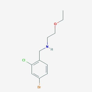 [(4-Bromo-2-chlorophenyl)methyl](2-ethoxyethyl)amine