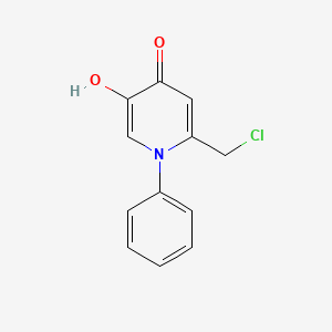 2-(Chloromethyl)-5-hydroxy-1-phenylpyridin-4(1H)-one