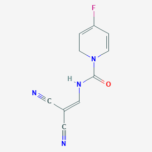 N-(2,2-dicyanoethenyl)-4-fluoro-2H-pyridine-1-carboxamide