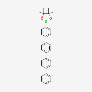 4,4,5,5-tetramethyl-2-[4-[4-(4-phenylphenyl)phenyl]phenyl]-1,3,2-dioxaborolane