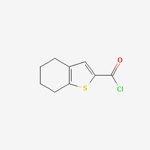 B1309062 4,5,6,7-Tetrahydro-benzo[b]thiophene-2-carbonyl chloride CAS No. 65361-26-4