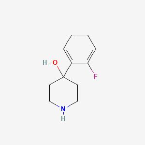 molecular formula C11H14FNO B1309090 4-(2-Fluorophényl)pipéridin-4-ol CAS No. 871113-19-8