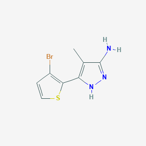 3-(3-Bromothiophen-2-YL)-4-methyl-1H-pyrazol-5-amine