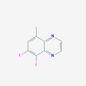 5,6-Diiodo-8-methylquinoxaline