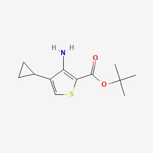 tert-Butyl 3-amino-4-cyclopropylthiophene-2-carboxylate