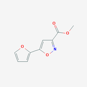 molecular formula C9H7NO4 B1309116 5-(2-呋喃基)异恶唑-3-甲酸甲酯 CAS No. 33545-41-4