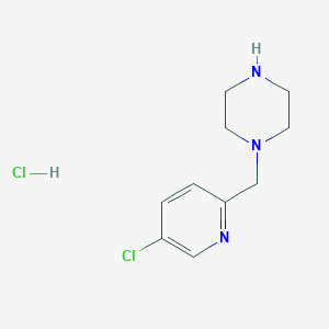 1-((5-Chloropyridin-2-yl)methyl)piperazine hydrochloride