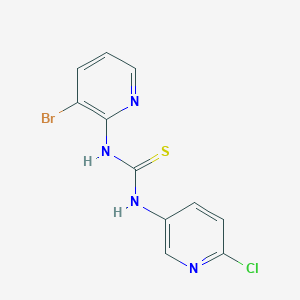 1-(3-Bromopyridin-2-yl)-3-(6-chloropyridin-3-yl)thiourea