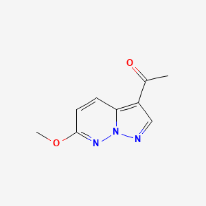 1-(6-Methoxypyrazolo[1,5-B]pyridazin-3-YL)ethanone