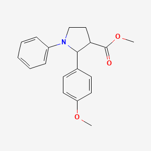 Methyl 2-(4-methoxyphenyl)-1-phenylpyrrolidine-3-carboxylate