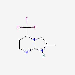 2-Methyl-5-(trifluoromethyl)-2H,3H,5H,6H,7H,8H-imidazo[1,2-a]pyrimidine