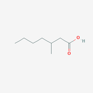 molecular formula C8H16O2 B1309145 3-甲基庚酸 CAS No. 53663-30-2