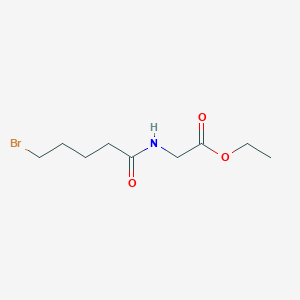 Ethyl(5-bromopentanoyl)glycinate